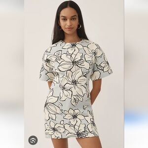 NWT Anthropologie Floral Print Women's Dress XL